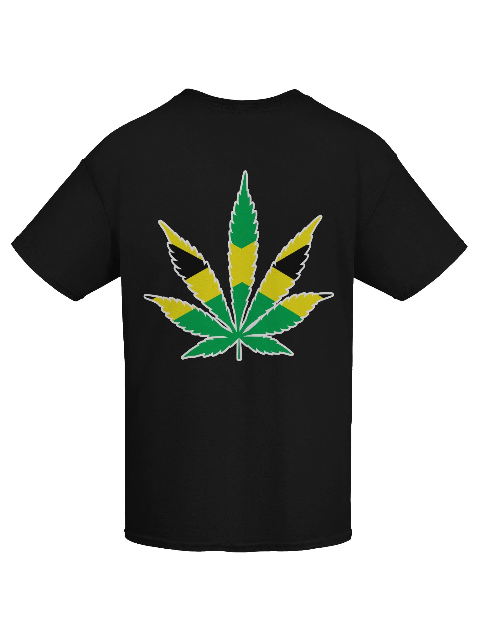 Jamaican Flag Cannabis Graphic Tee product image (7)