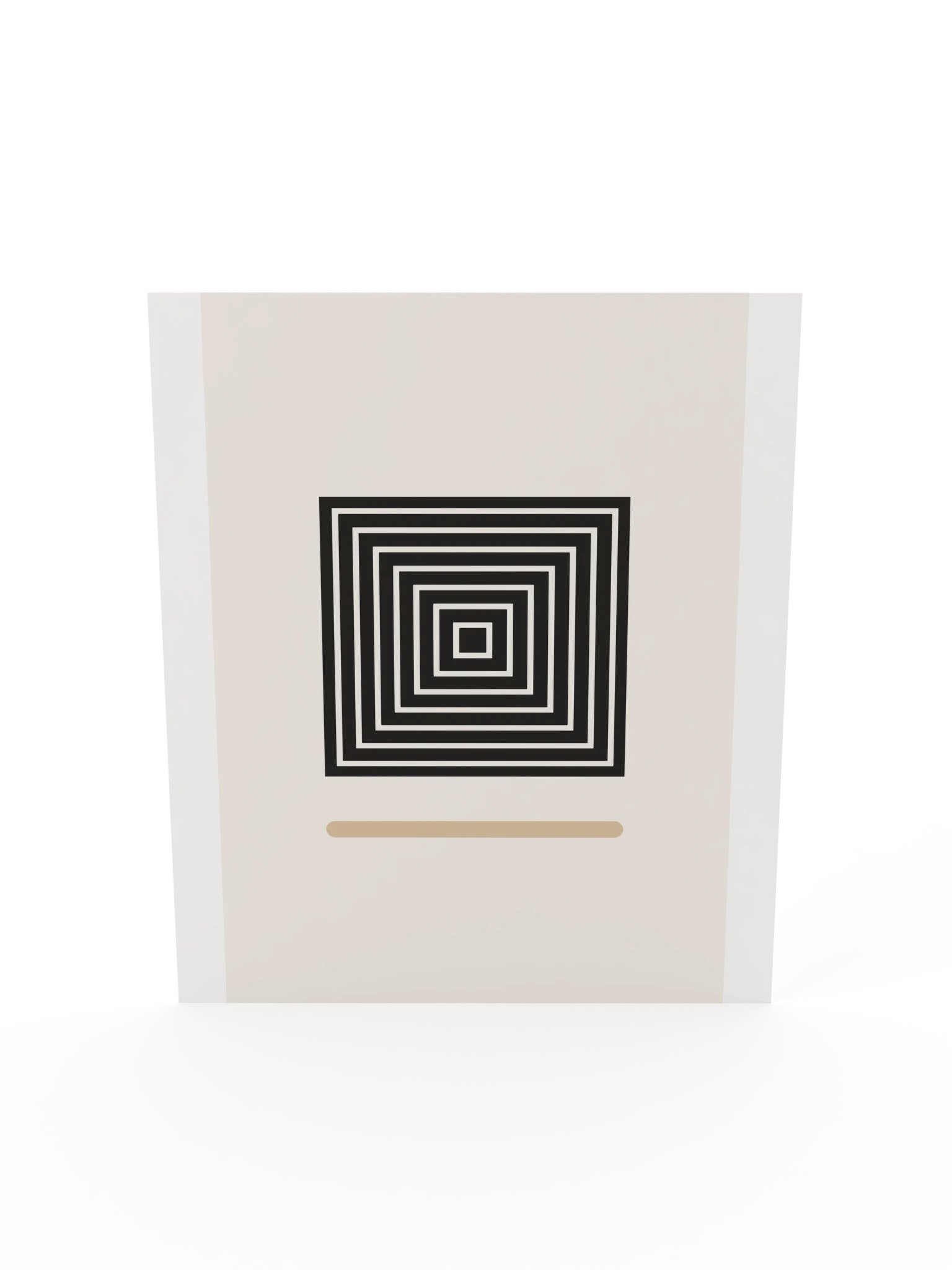 Geometric Square Line Print | Black and White Bathroom Wall Art product image (7)