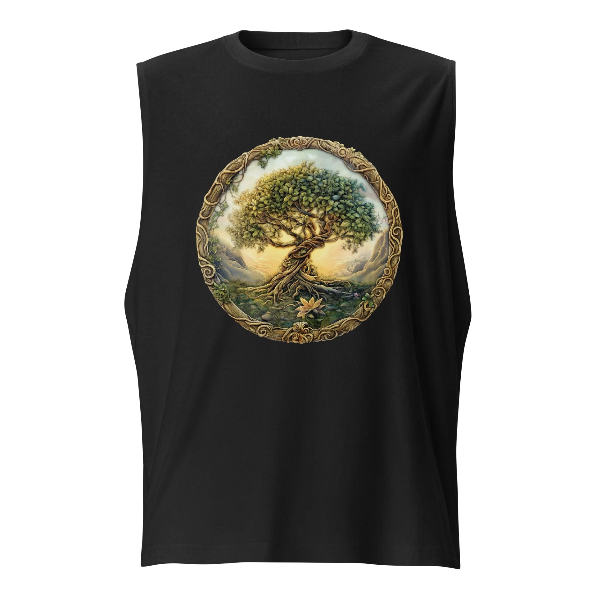 Ornate Tree Serenity Muscle Tank product image (1)