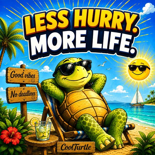 CEO of taking my sweet time.