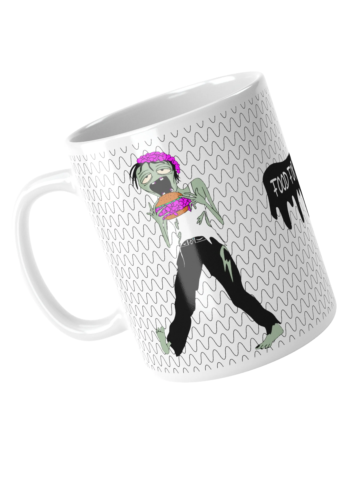 Mug: Zombie 'food for thought' product image (4)
