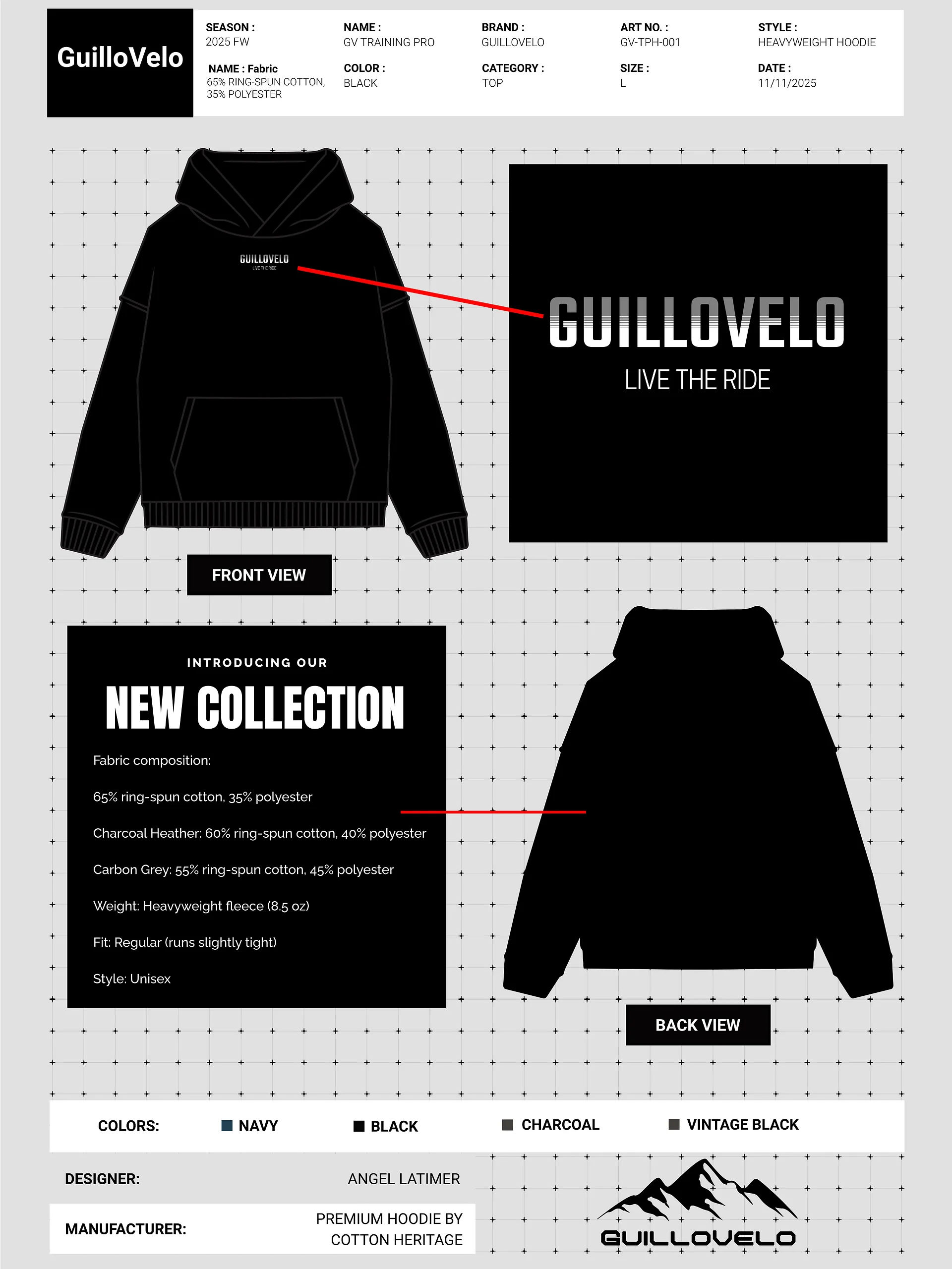 GV TRAINING PRO HOODIE product image (5)