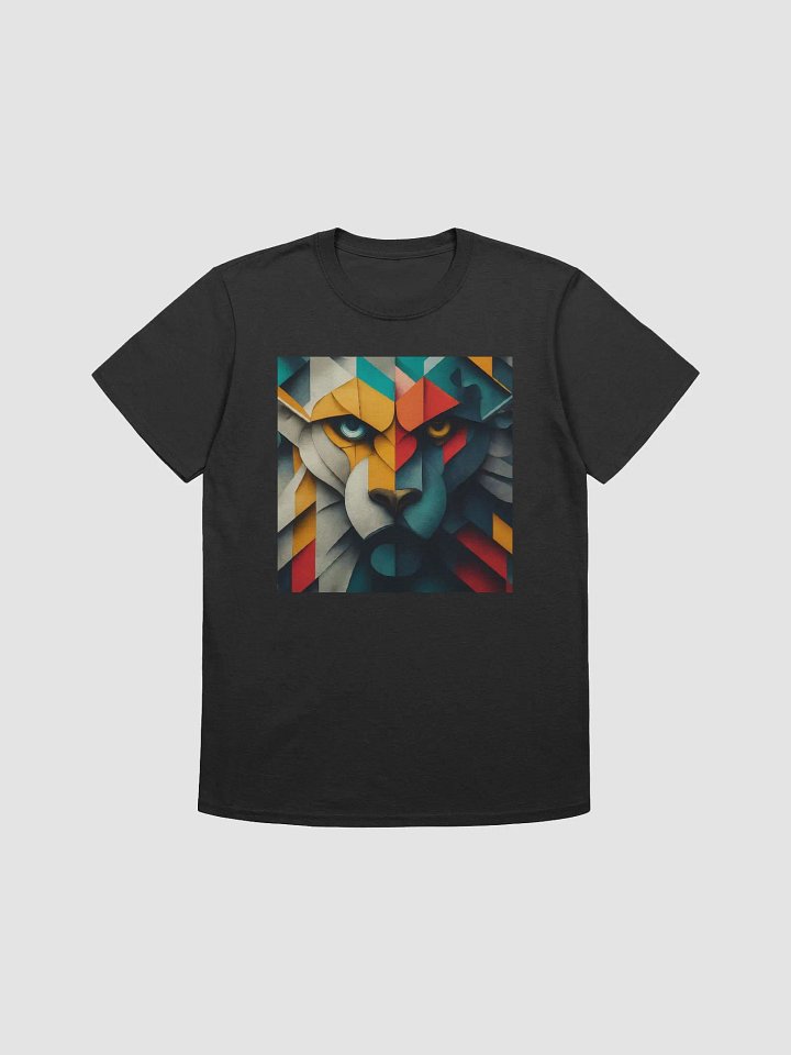 Geometric Wolf Abstract T-Shirt product image (3)