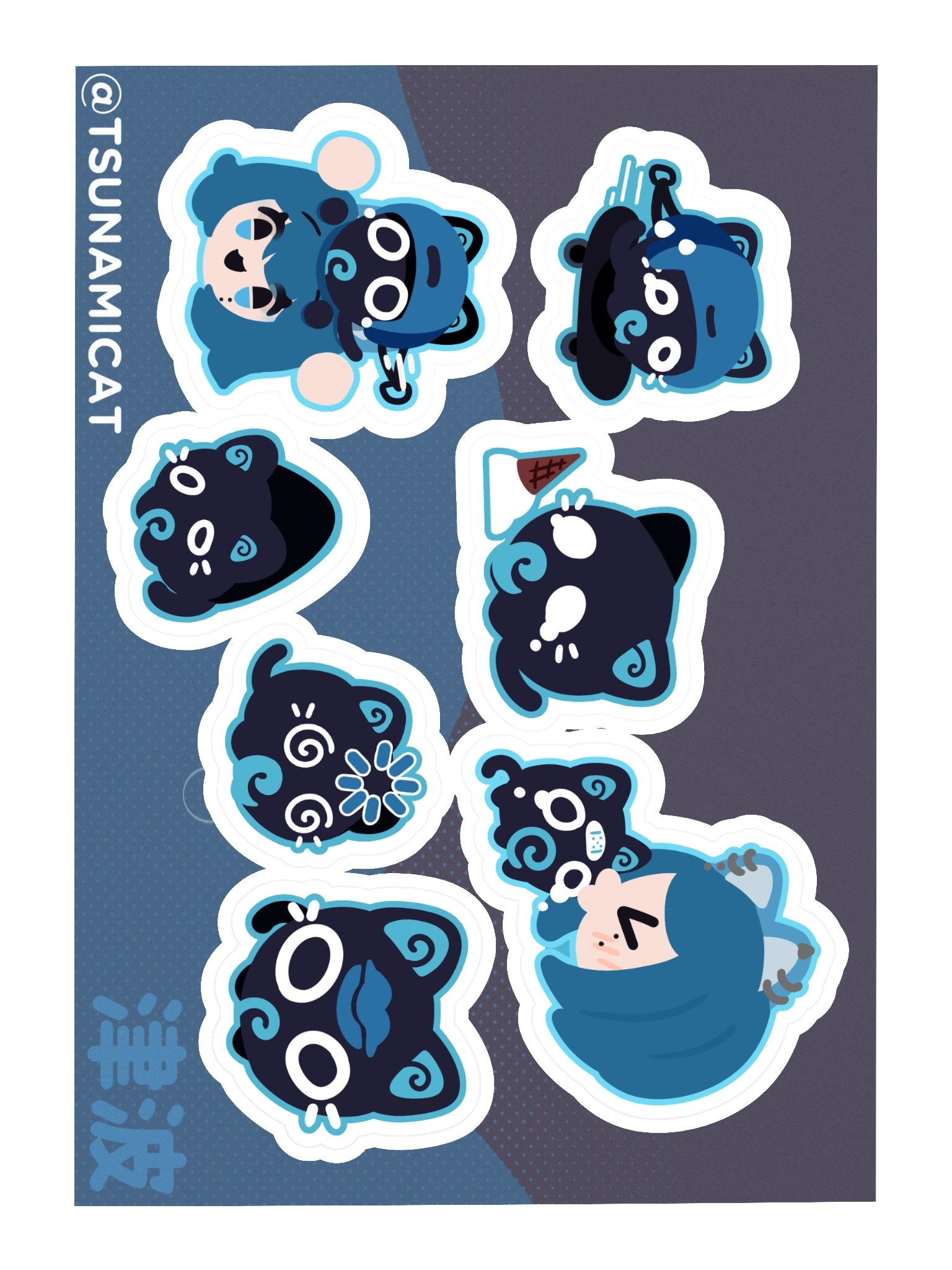 Tsu + Nalu Sticker Sheet product image (3)