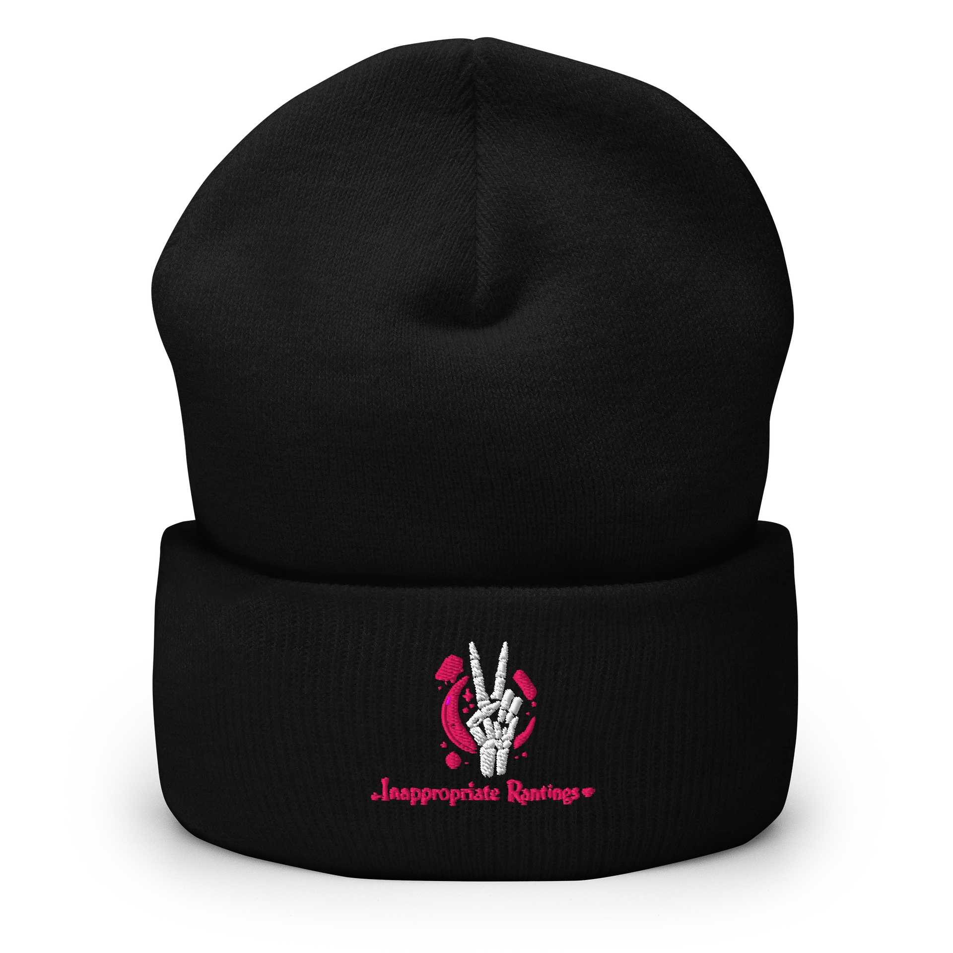 Inappropriate Rantings Peace Sign Beanie product image (1)