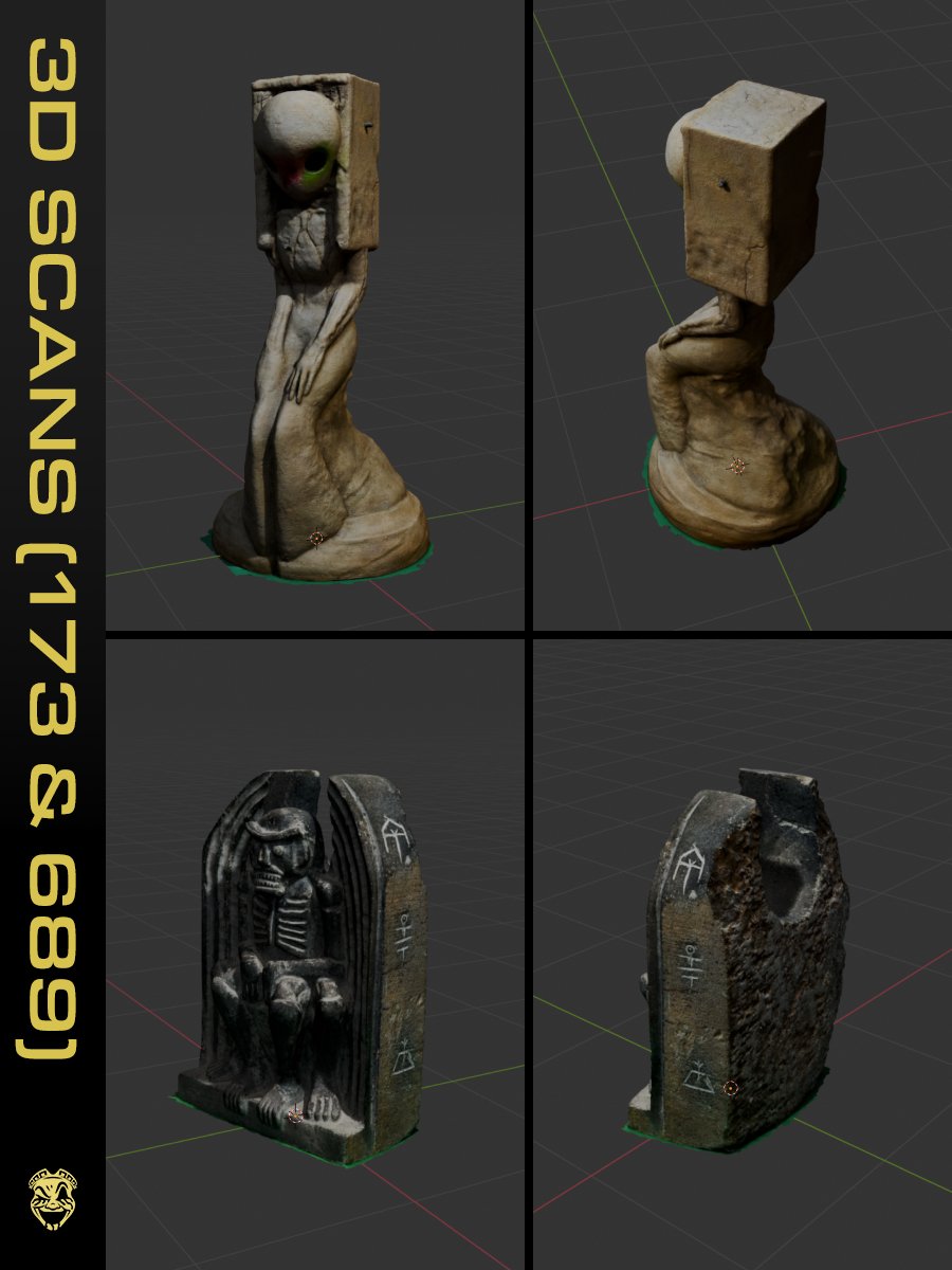 3D Scans - SCP-173 & SCP-689 product image (1)