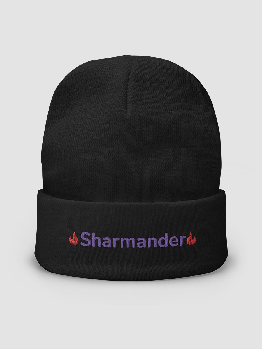 Knit Sharmander Beanie (Purple) product image (2)
