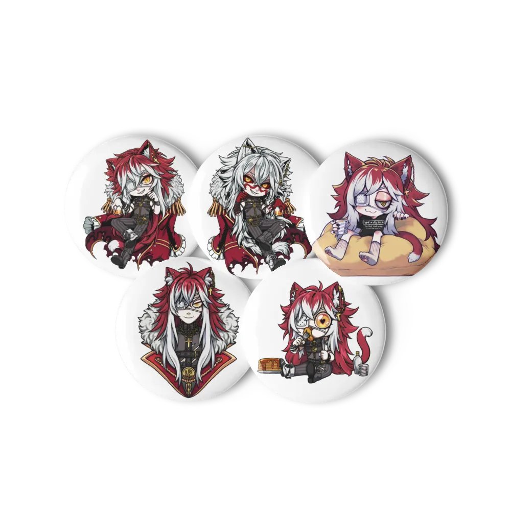 Kitty Button Set product image (11)