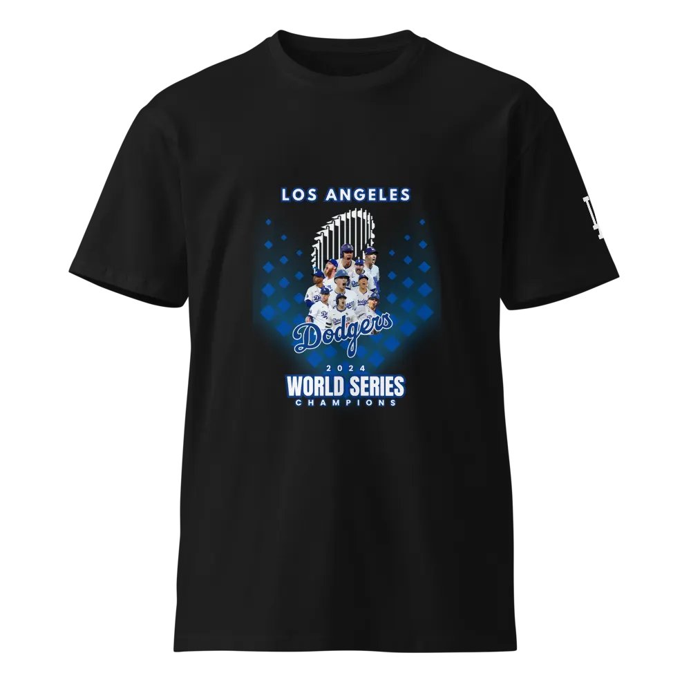 Los Angeles 2024 World Champions Dodgers Team T-Shirt product image (6)
