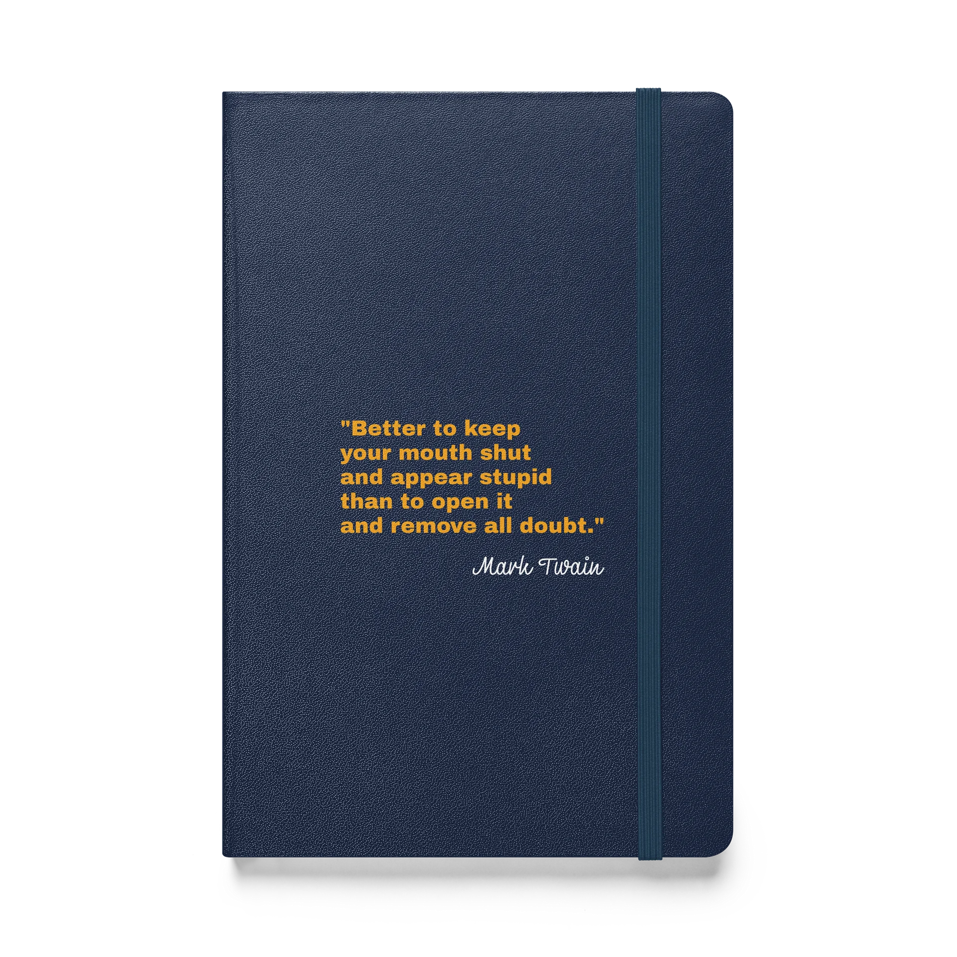 Hardcover Notebook - Twain Navy Blue No.2 product image (1)