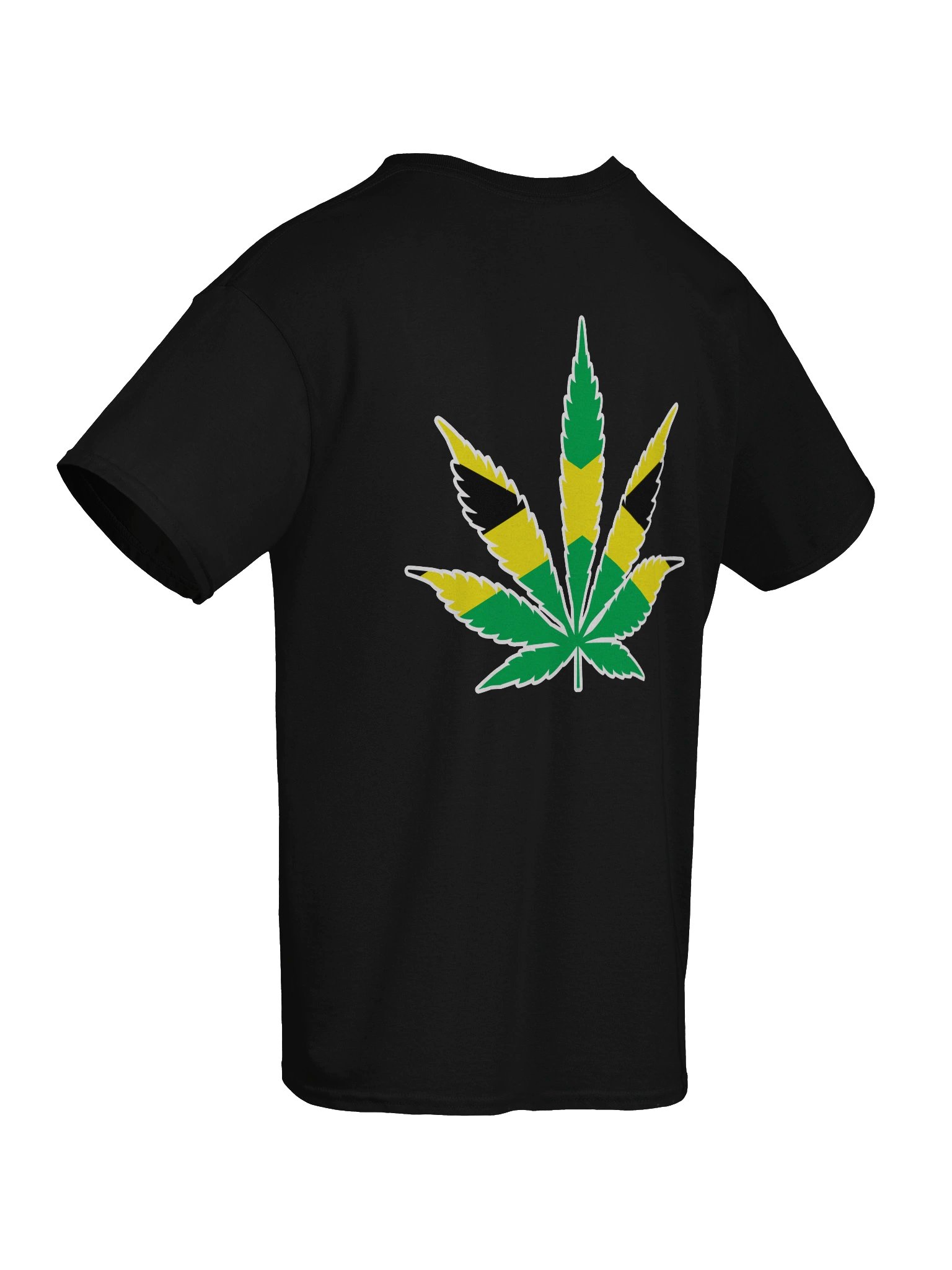 Jamaican Flag Cannabis Graphic Tee product image (8)