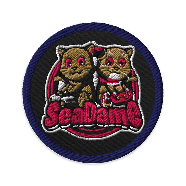 SeaDame - Cat Logo Patch product image (1)