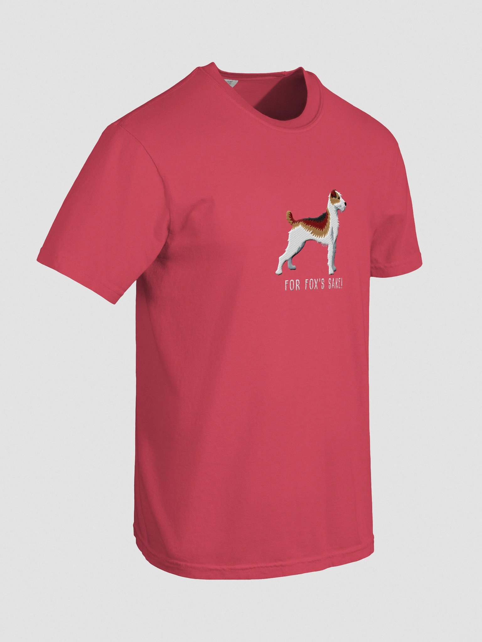 For Fox's Sake! T-Shirt(Embroidered) of a Parson Russell Terrier(Sable) product image (11)