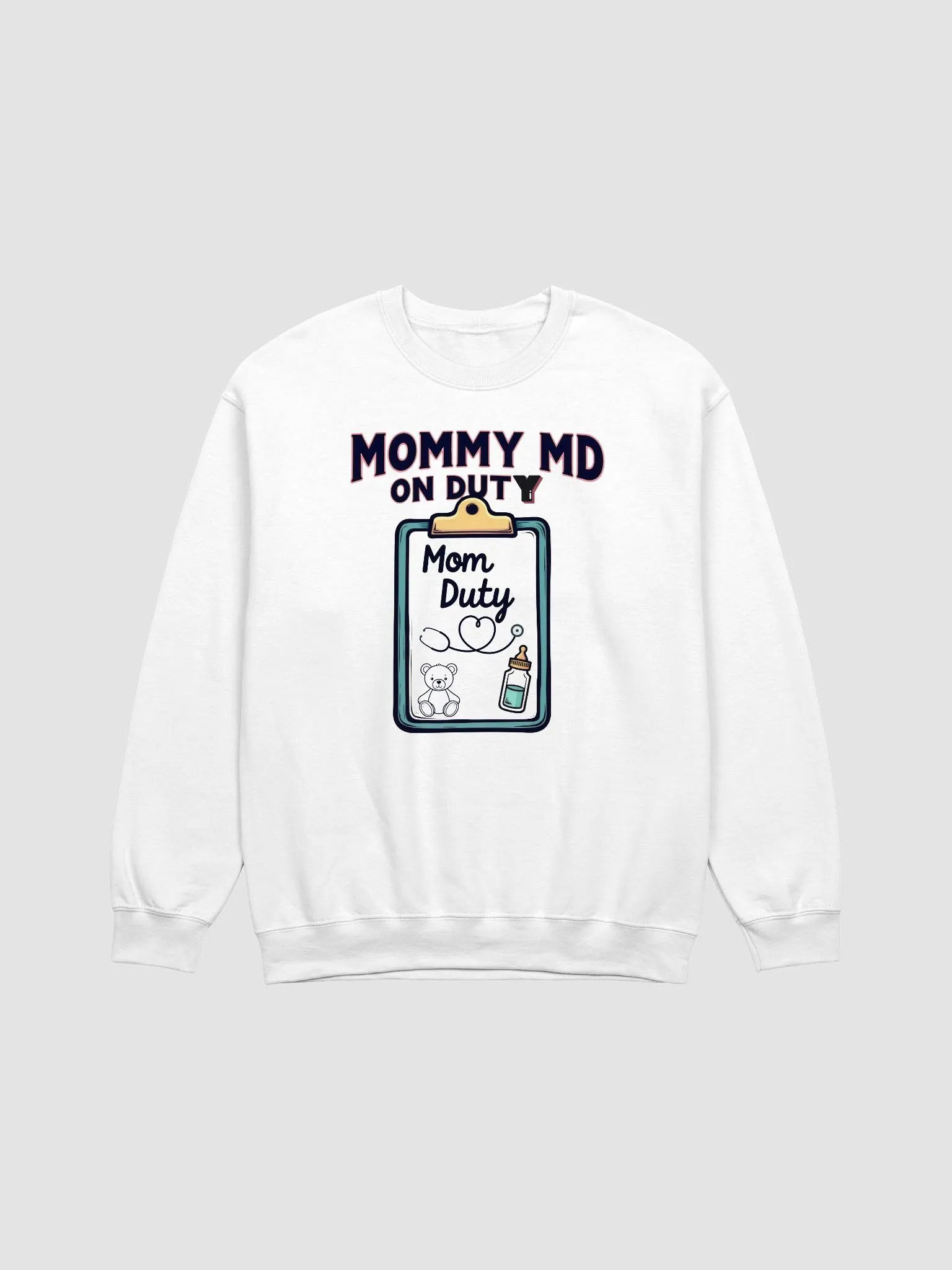 Mommy MD On Duty Crewneck Sweatshirt product image (6)