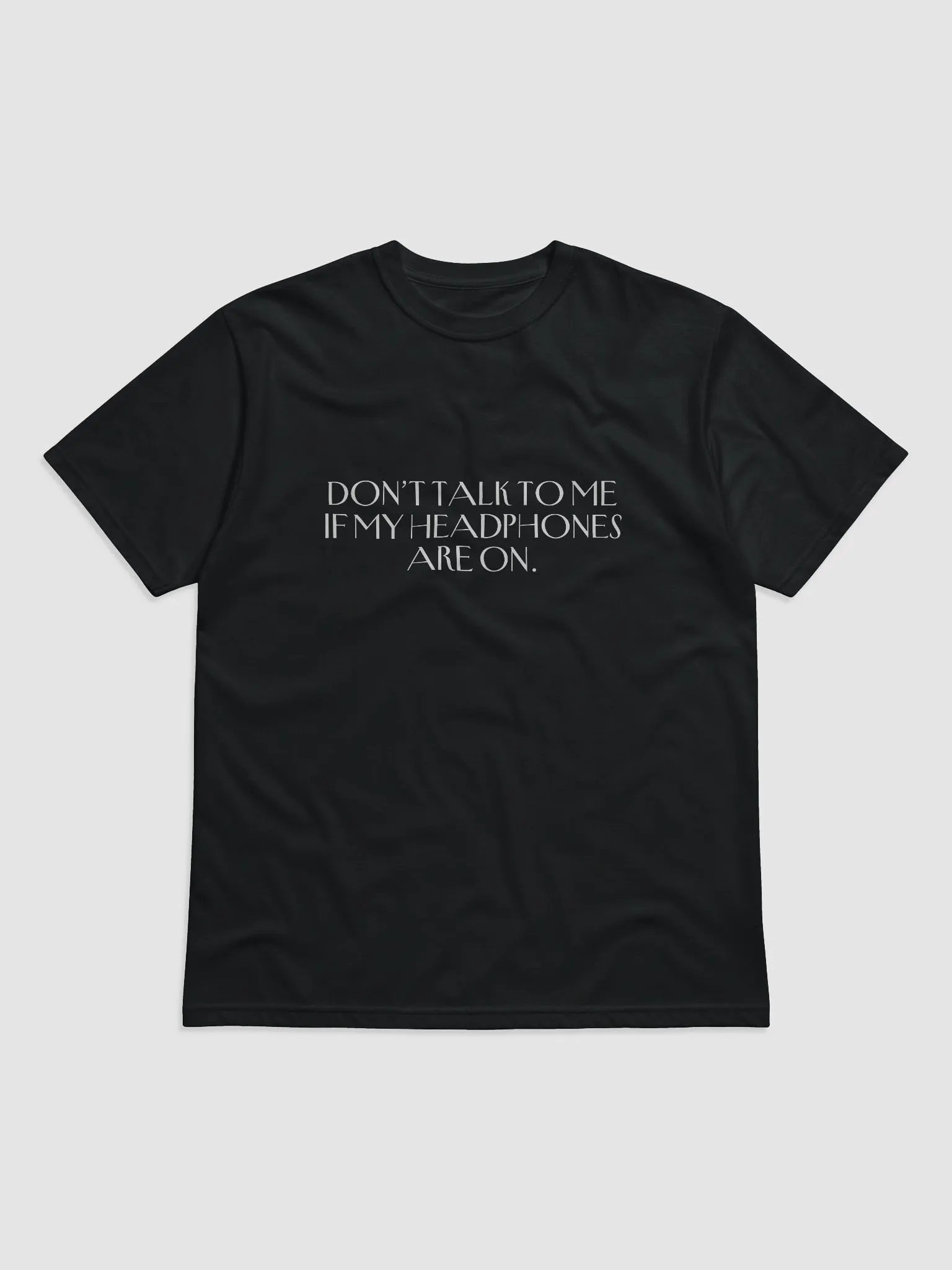 HEADPHONES ON (variant 2) unisex eco tee product image (1)