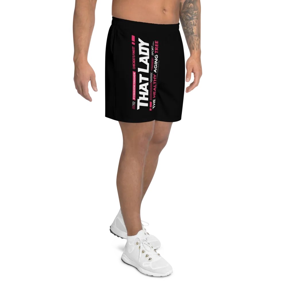 That Lady Workout Shorts (Hot Pink Sizzle) product image (6)