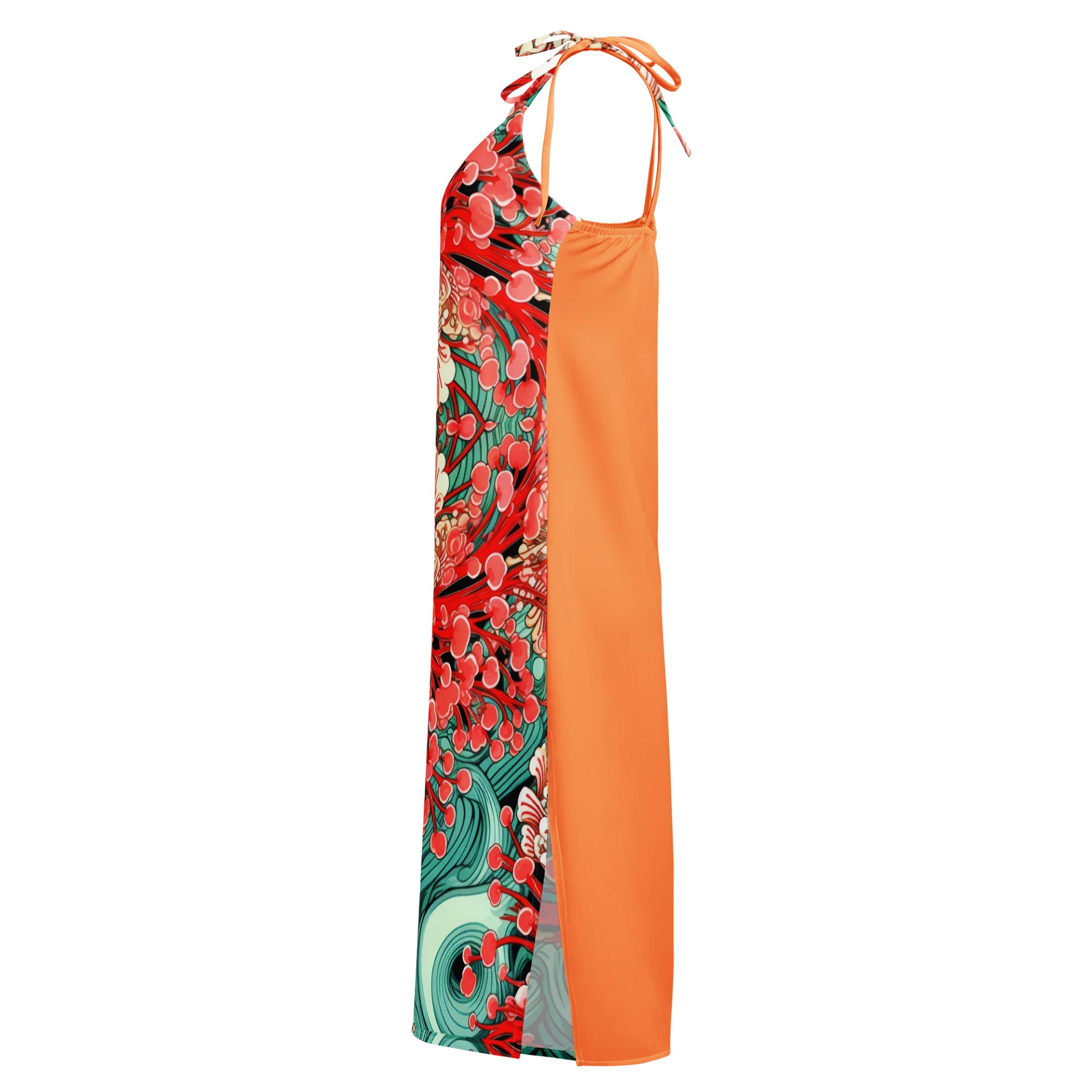 Coral Bloom Slip Dress product image (3)