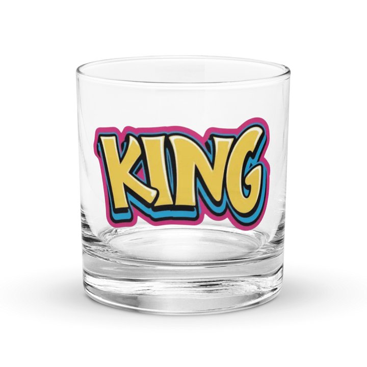 Graffiti King Rocks Glass product image (1)