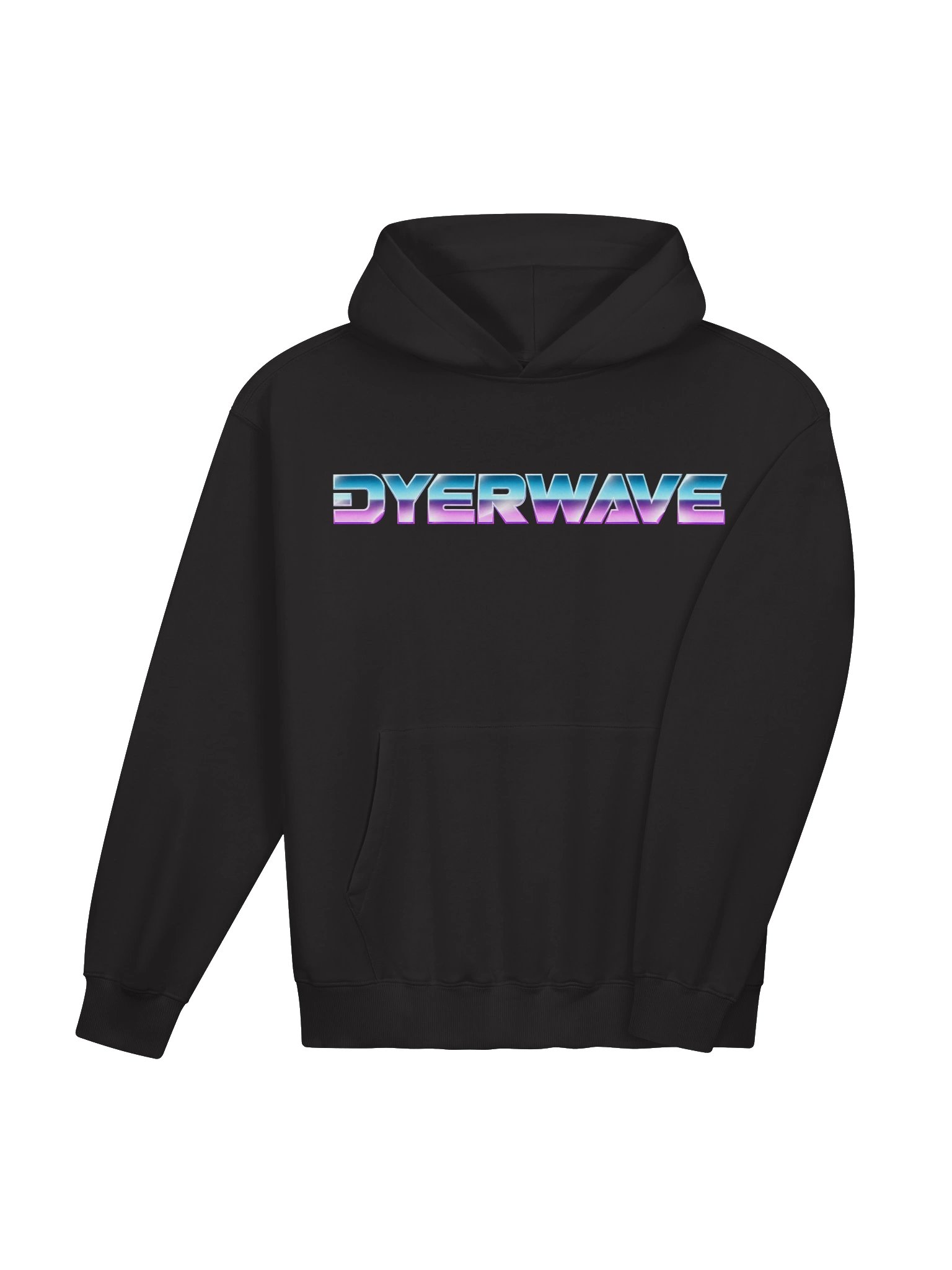Dyerwave Text Heavyweight Black Hoodie v2 product image (4)