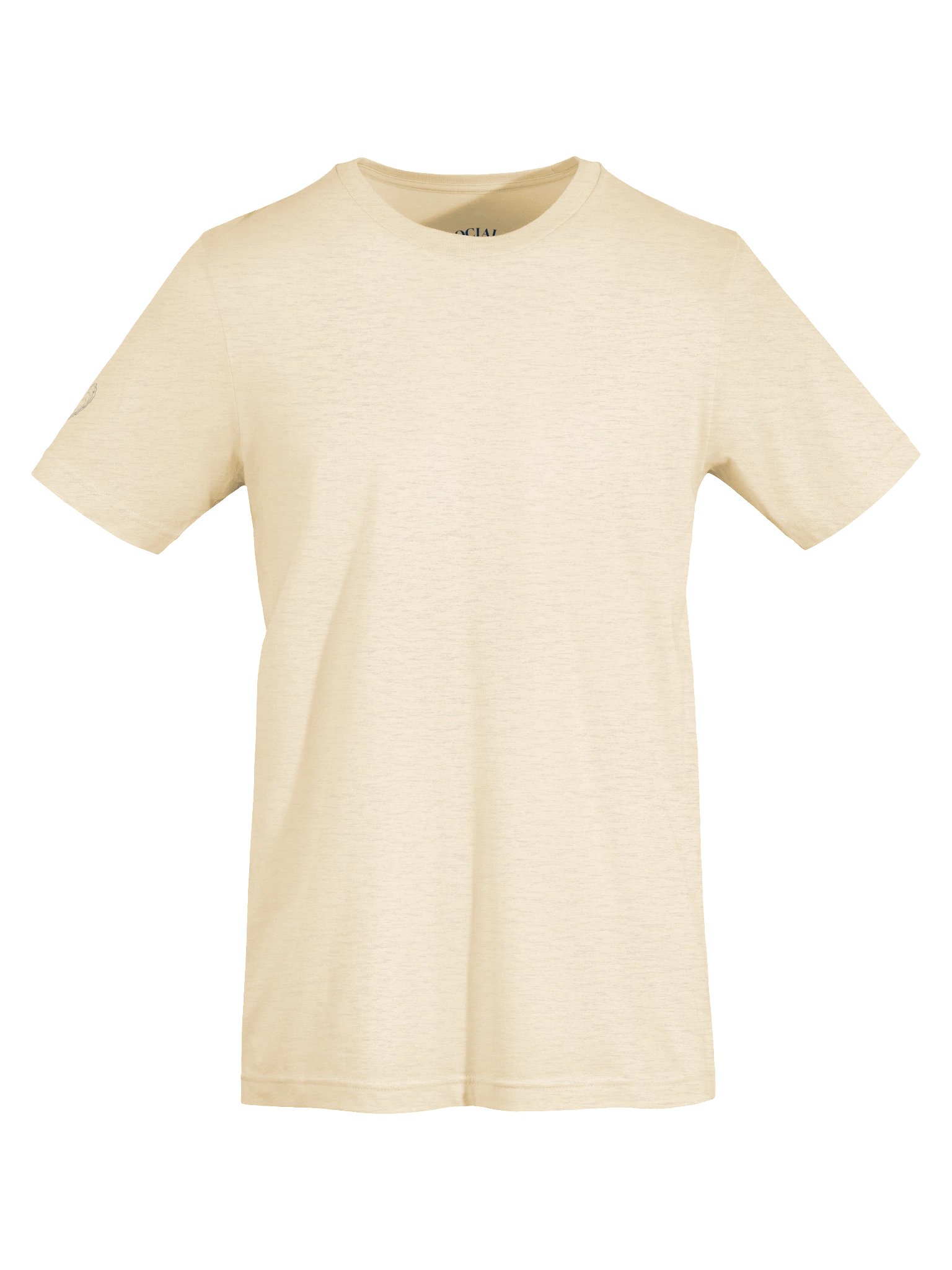 LL Social Co. Coastal Society Essential Tee — Oyster | Navy product image (50)