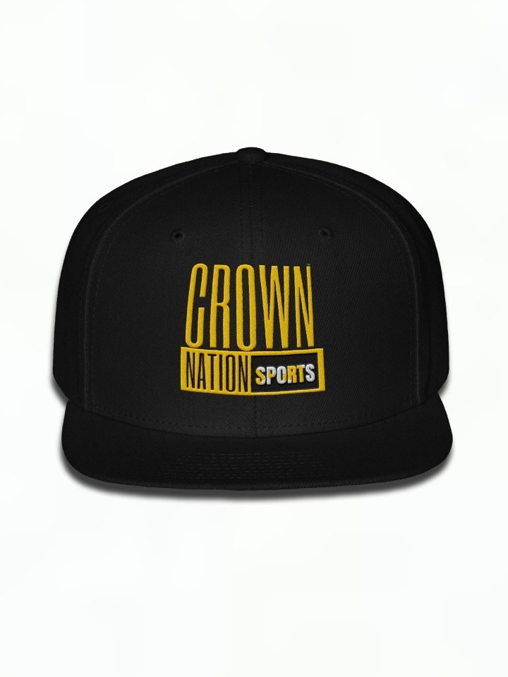 Crown Nation Sports Snapback // Black product image (1)
