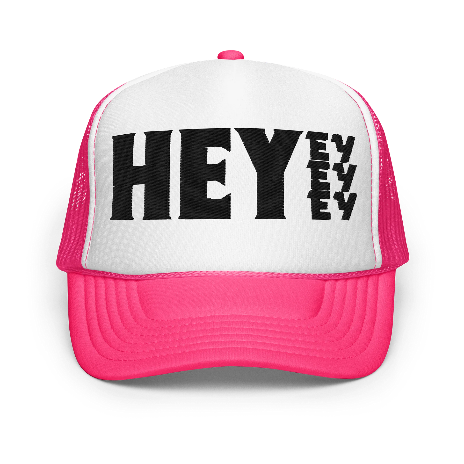 HEY EY EY EY Foam Trucker Hat INFLUENCER EDITION product image (7)