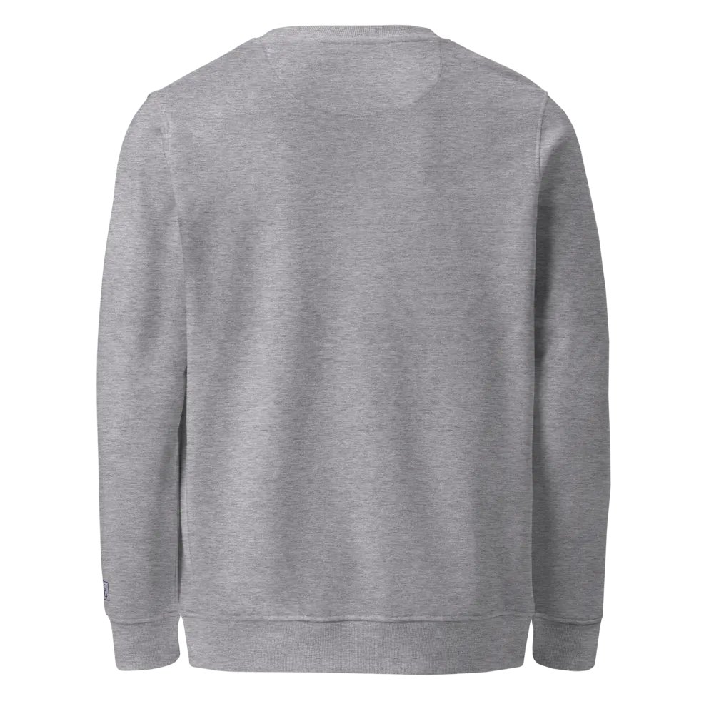 Embroidered Circle Crewneck (Gray) product image (4)