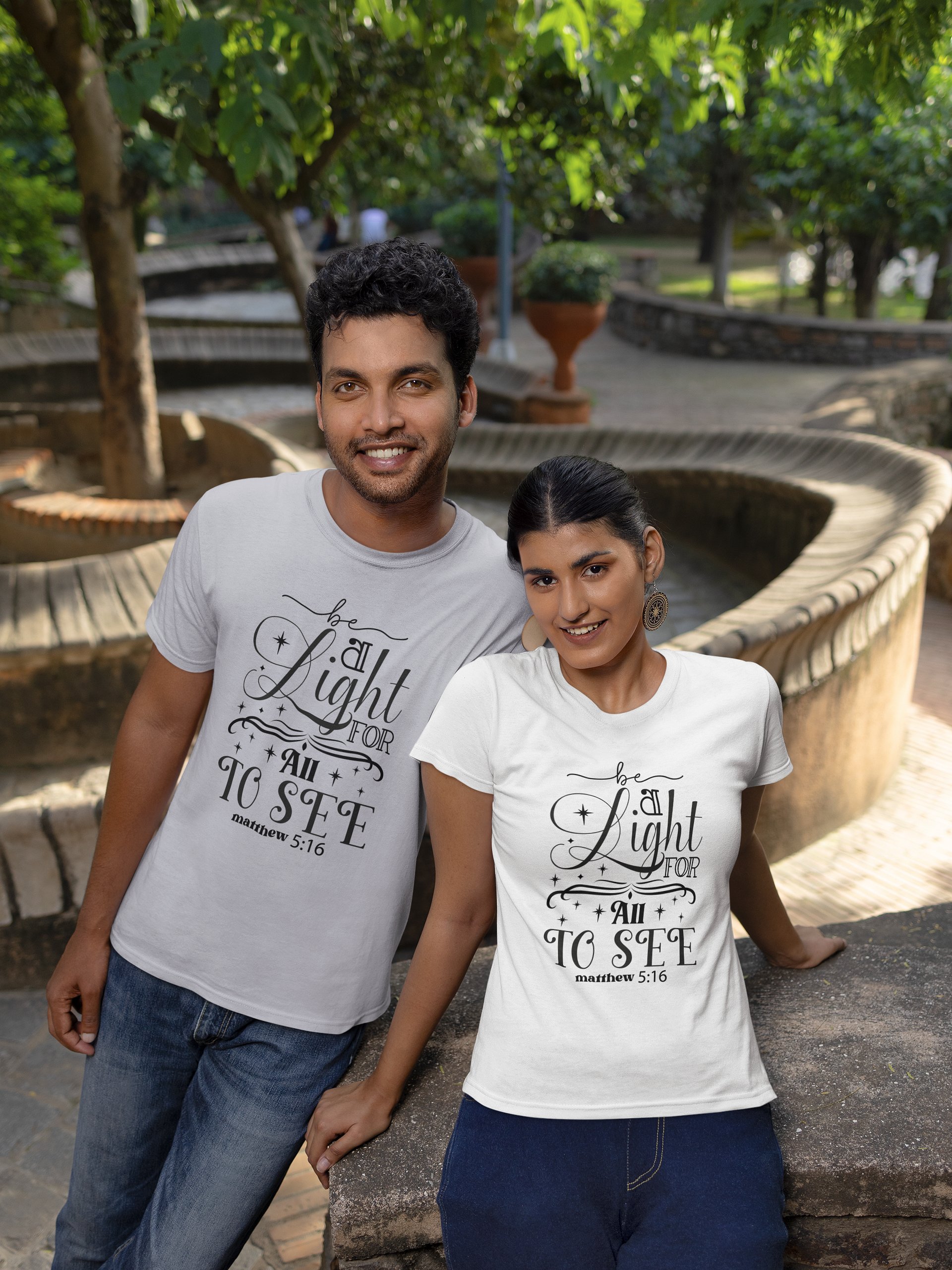 Shine Bright: Matthew 5:16 Typography Design product image (1)