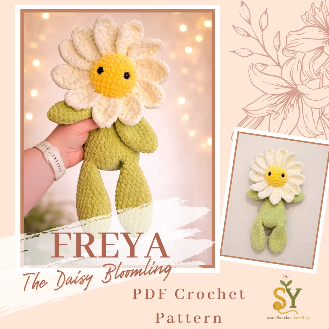 Crochet Pattern: Freya the Daisy Bloomling PDF product image (1)