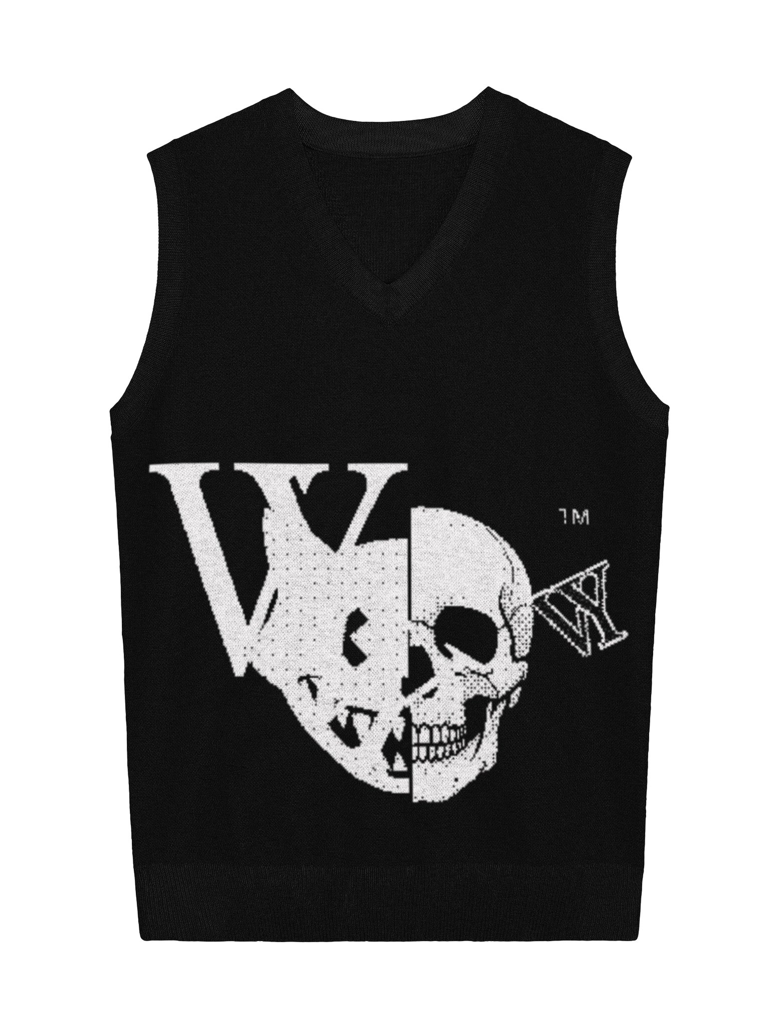 BLACK VYNING FELINE V-Neck Vest product image (1)