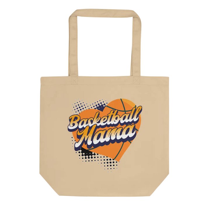 Mama Heart Basketball Tote Bag product image (1)