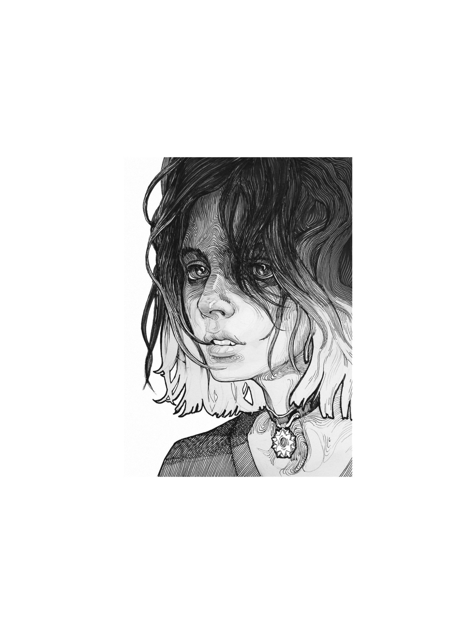 "The Gaze" Art Print by Sergey Zinovkin product image (1)