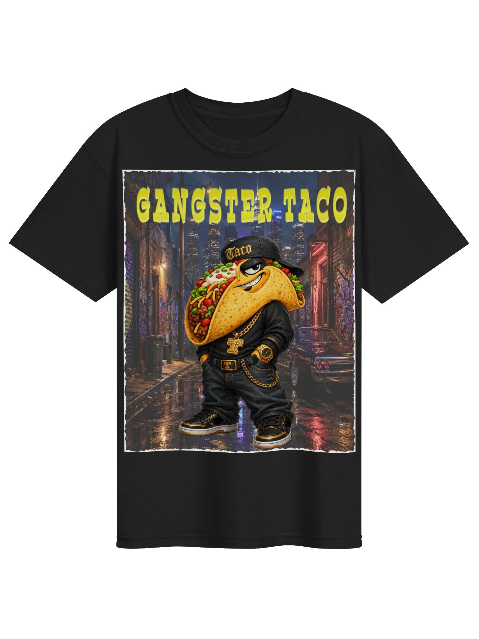 Gangster Taco Alley Graphic Tee - The Taco Family product image (2)