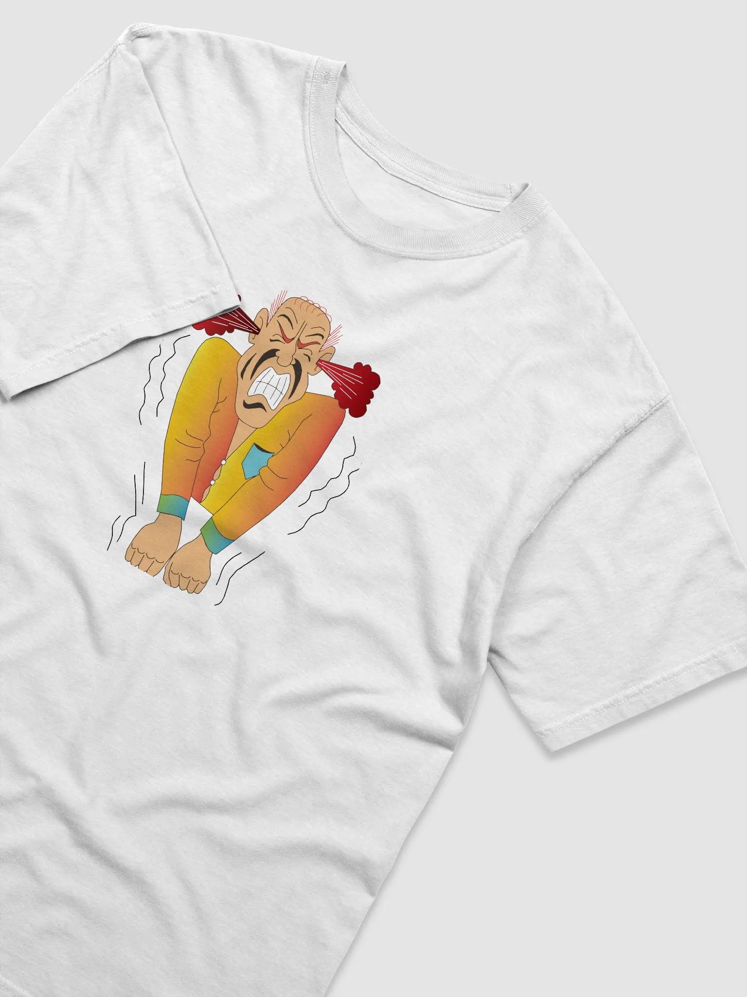 Grumpy Guy Yelling Cartoon T-Shirt product image (3)