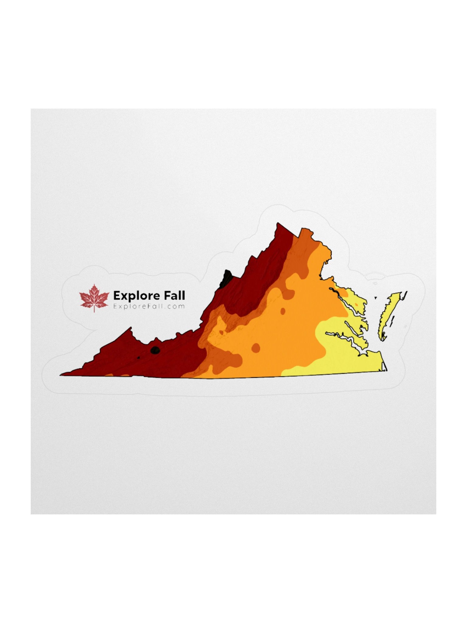 Virginia Peak Fall Color Sticker product image (1)
