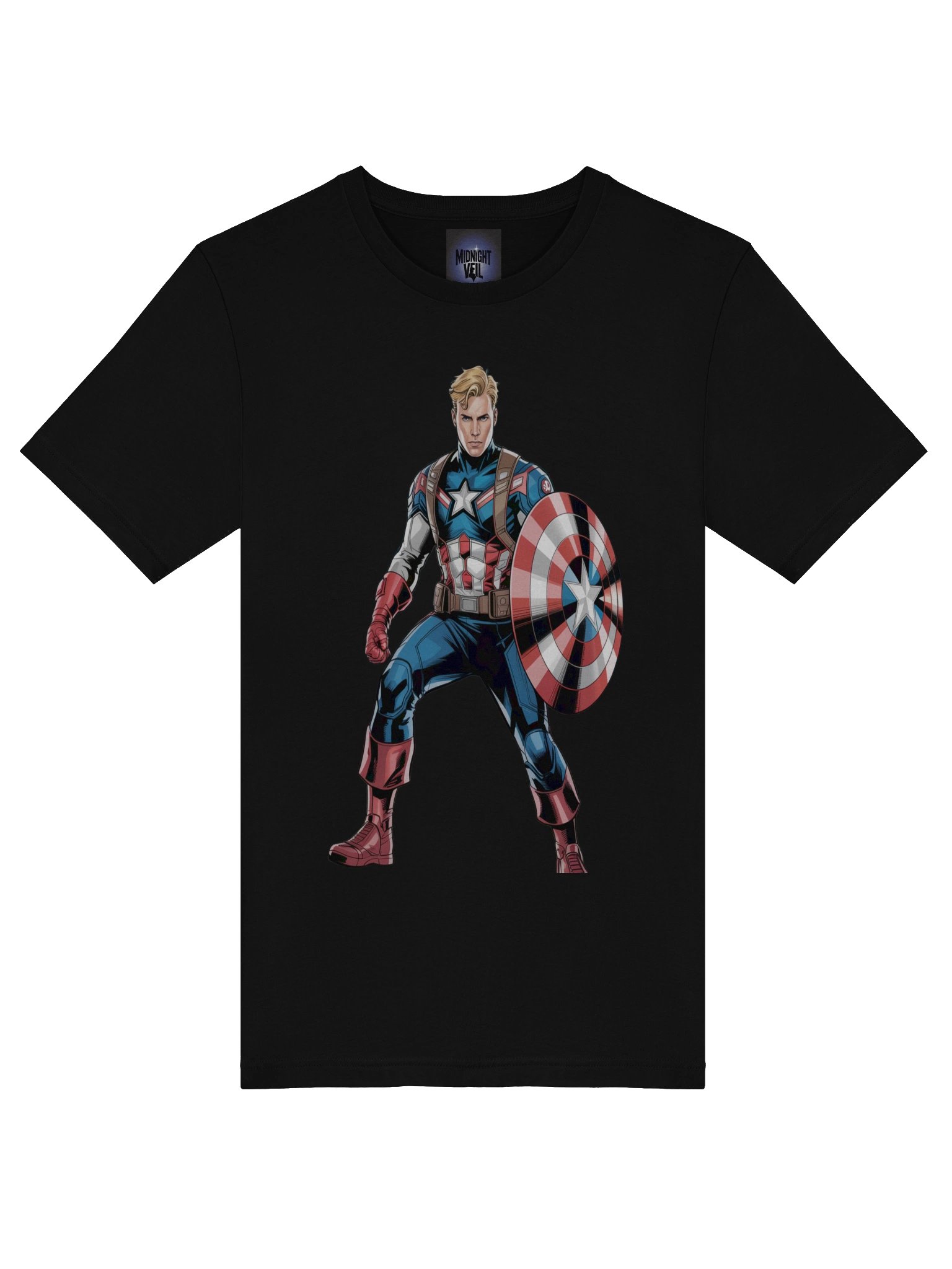 Bastion Eclipse: Captain America Veiled Resolve T-Shirt product image (7)