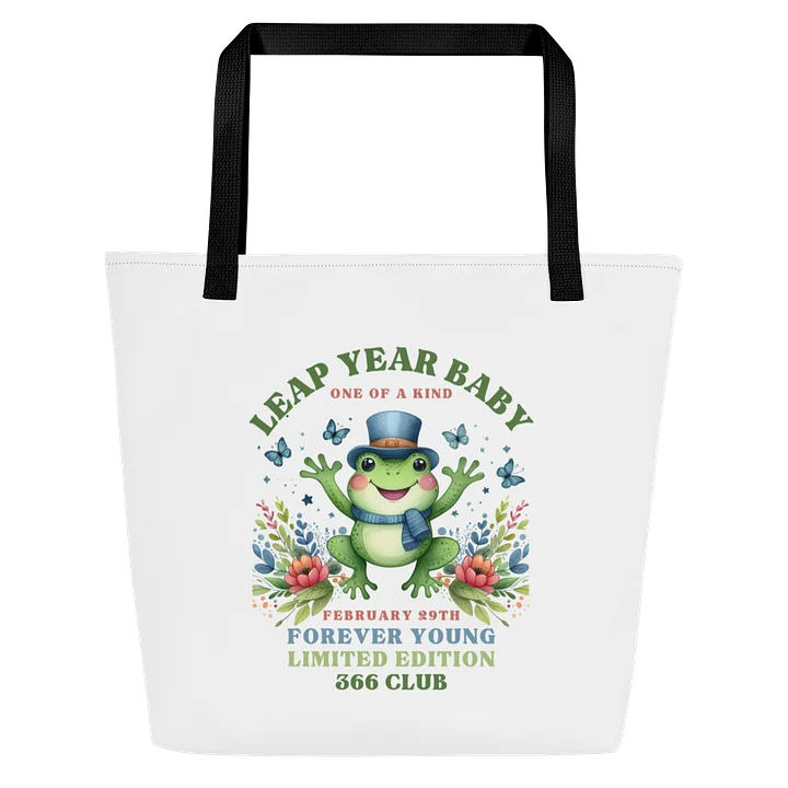 Leap Year Birthday Tote Bag One of a Kind February 29th Forever Young Limited Edition 366 Club Gift product image (2)