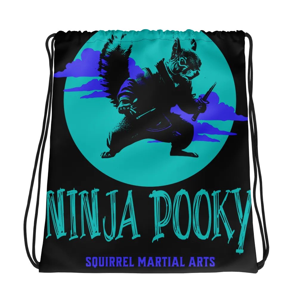 Ninja Pooky Drawstring Bag product image (1)