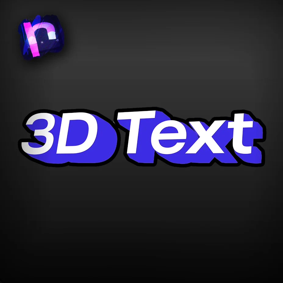 3D Text - Project File product image (1)