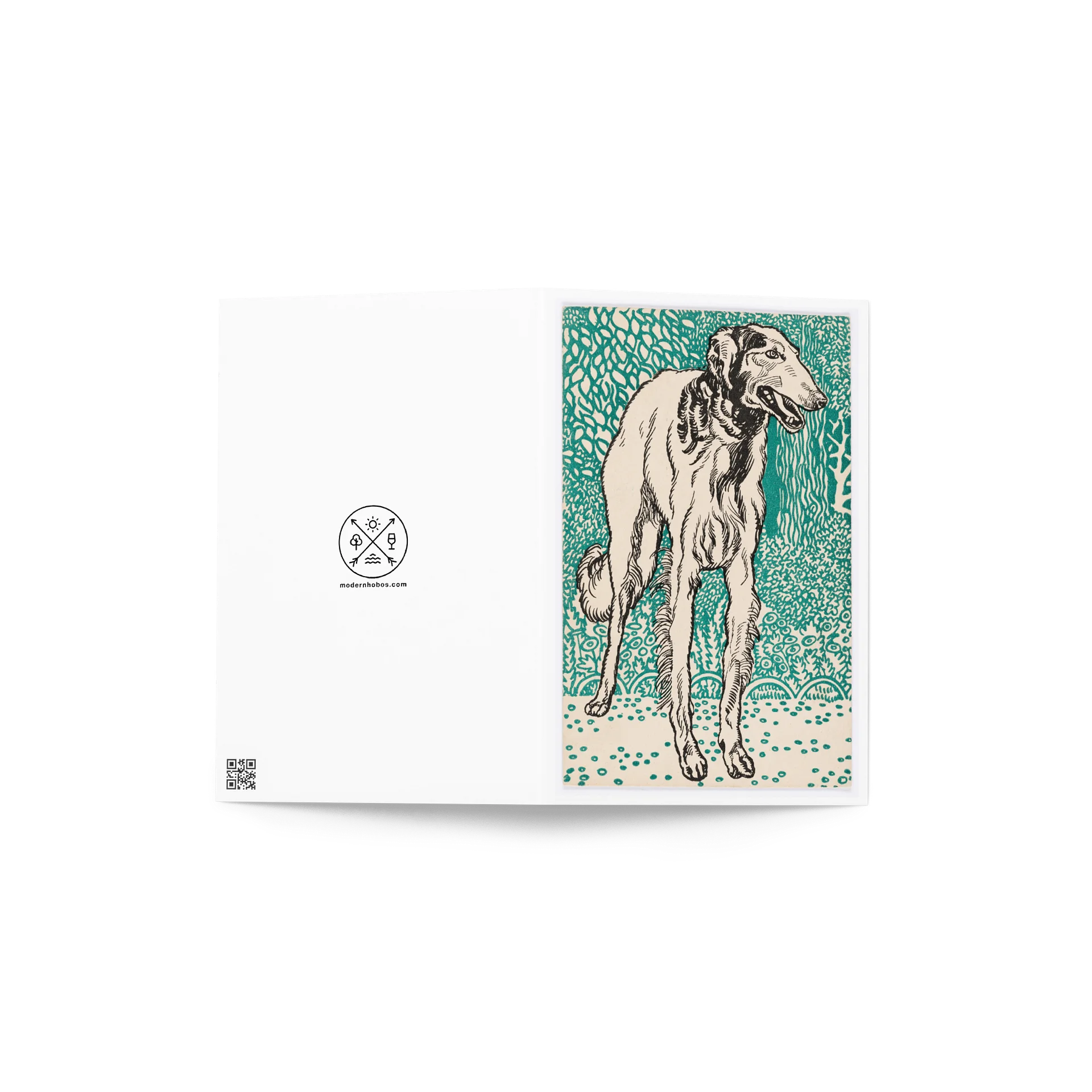 Russian Wolfhound Greeting Card product image (2)