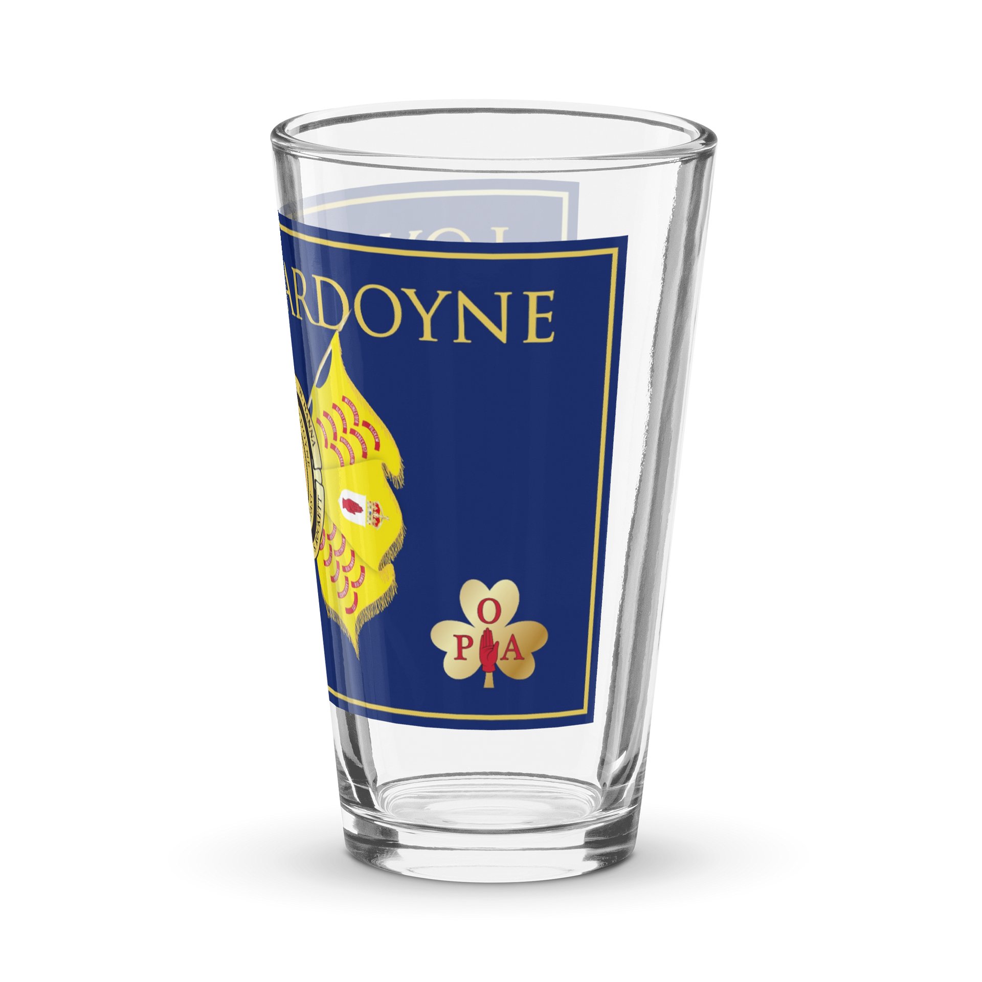 Loyalist Ardoyne Crest Shaker Pint Glass product image (4)
