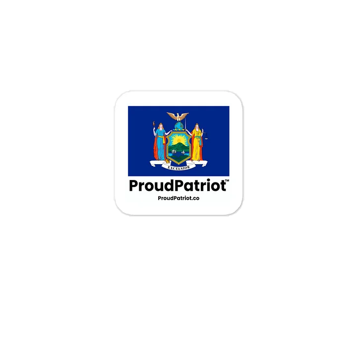 New York State Flag Vinyl Sticker product image (1)