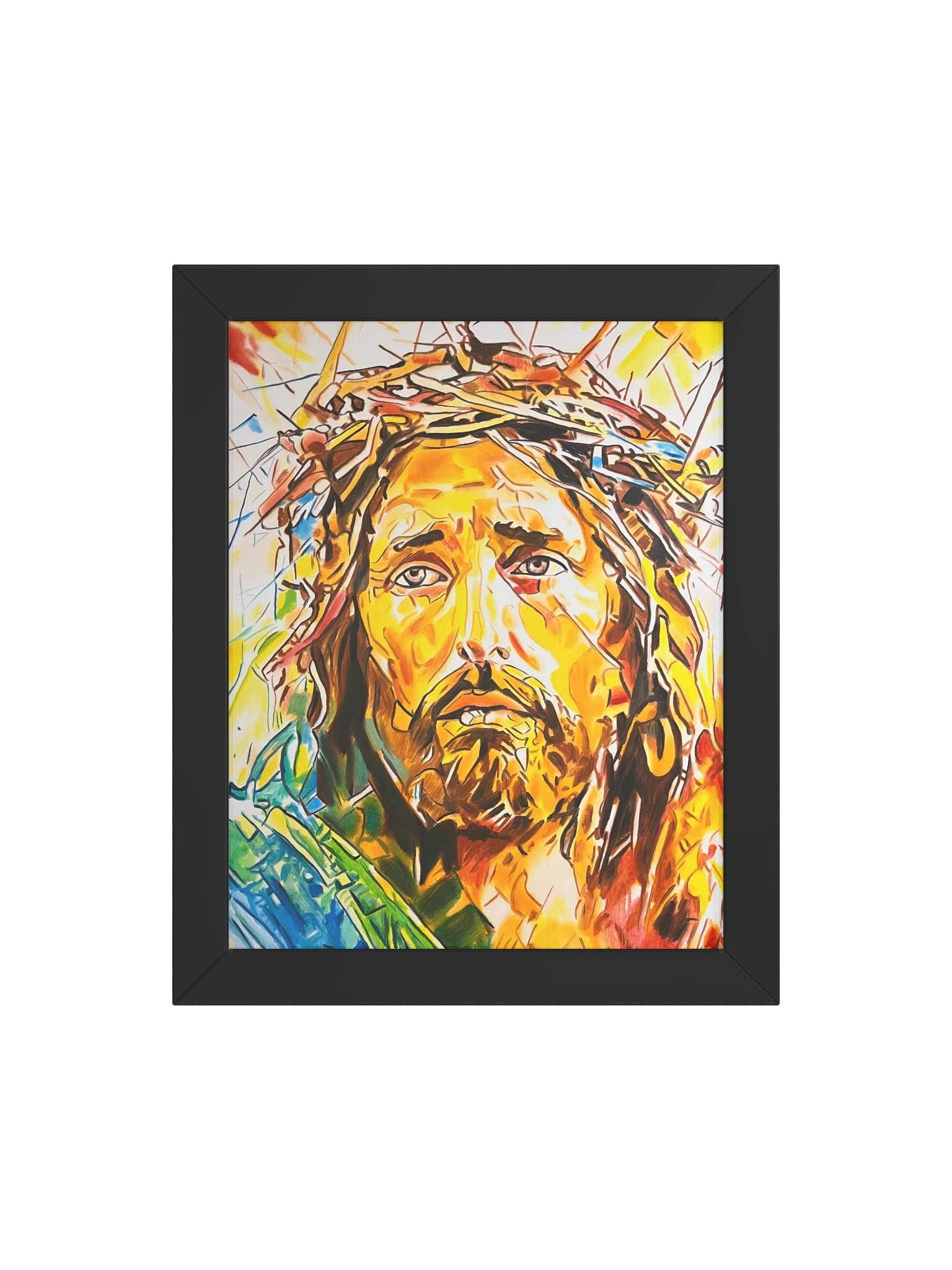Jesus Christ by Warren Willowdale (Framed High-Quality Matte Fine Art Print) product image (4)