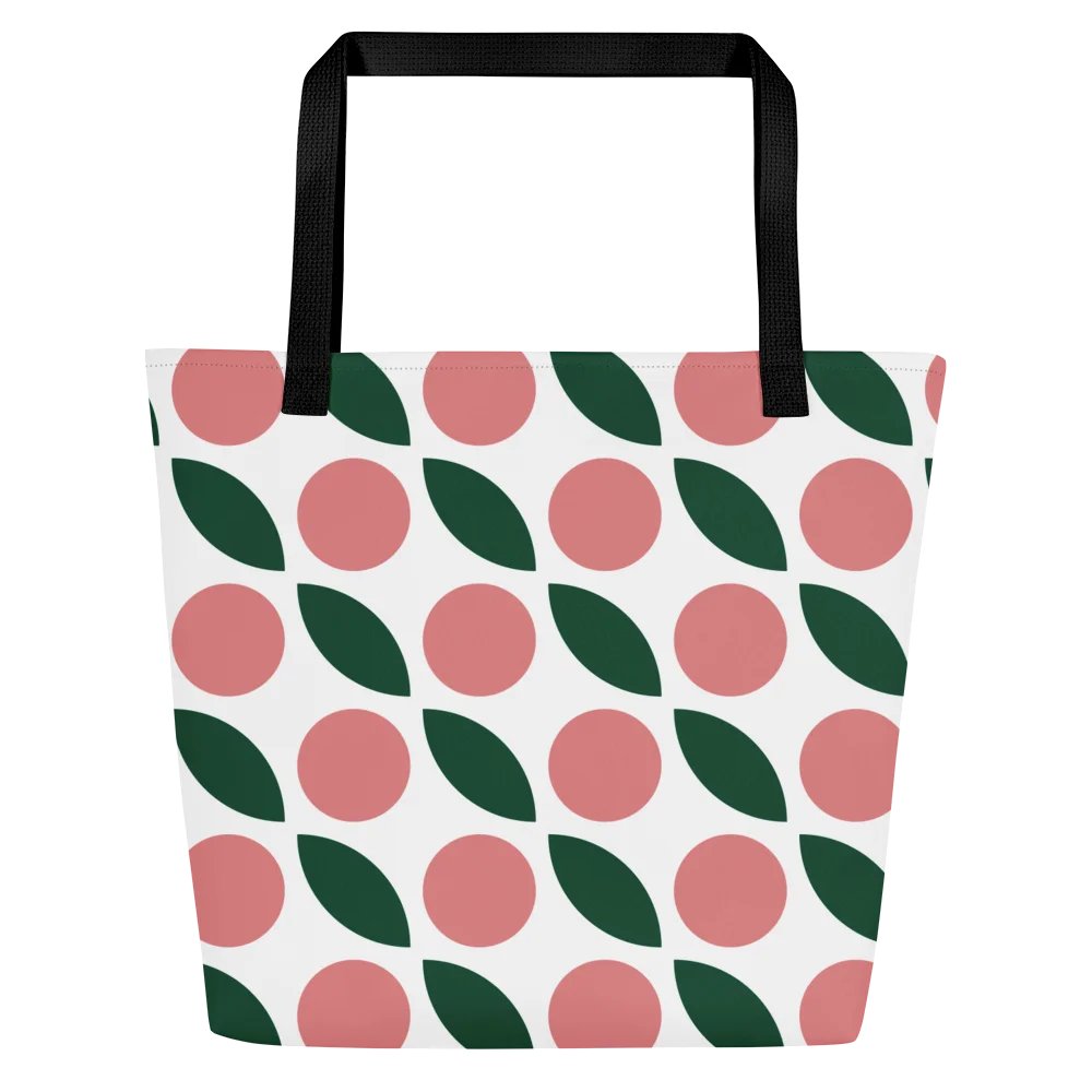 Vibrant Botanical Bliss Large Tote Bag product image (7)