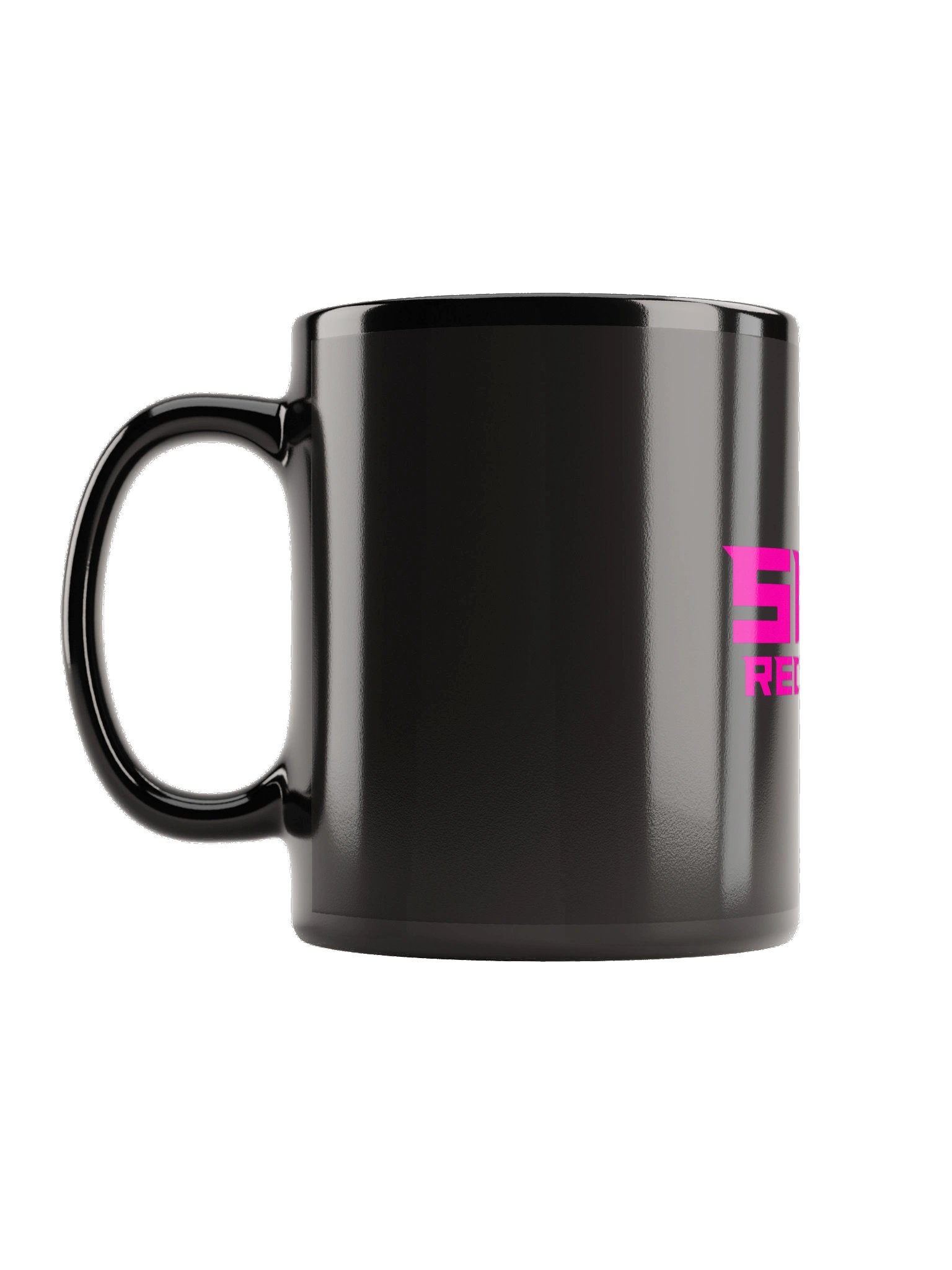 SWC Records Magenta | Black Glossy Mug product image (1)