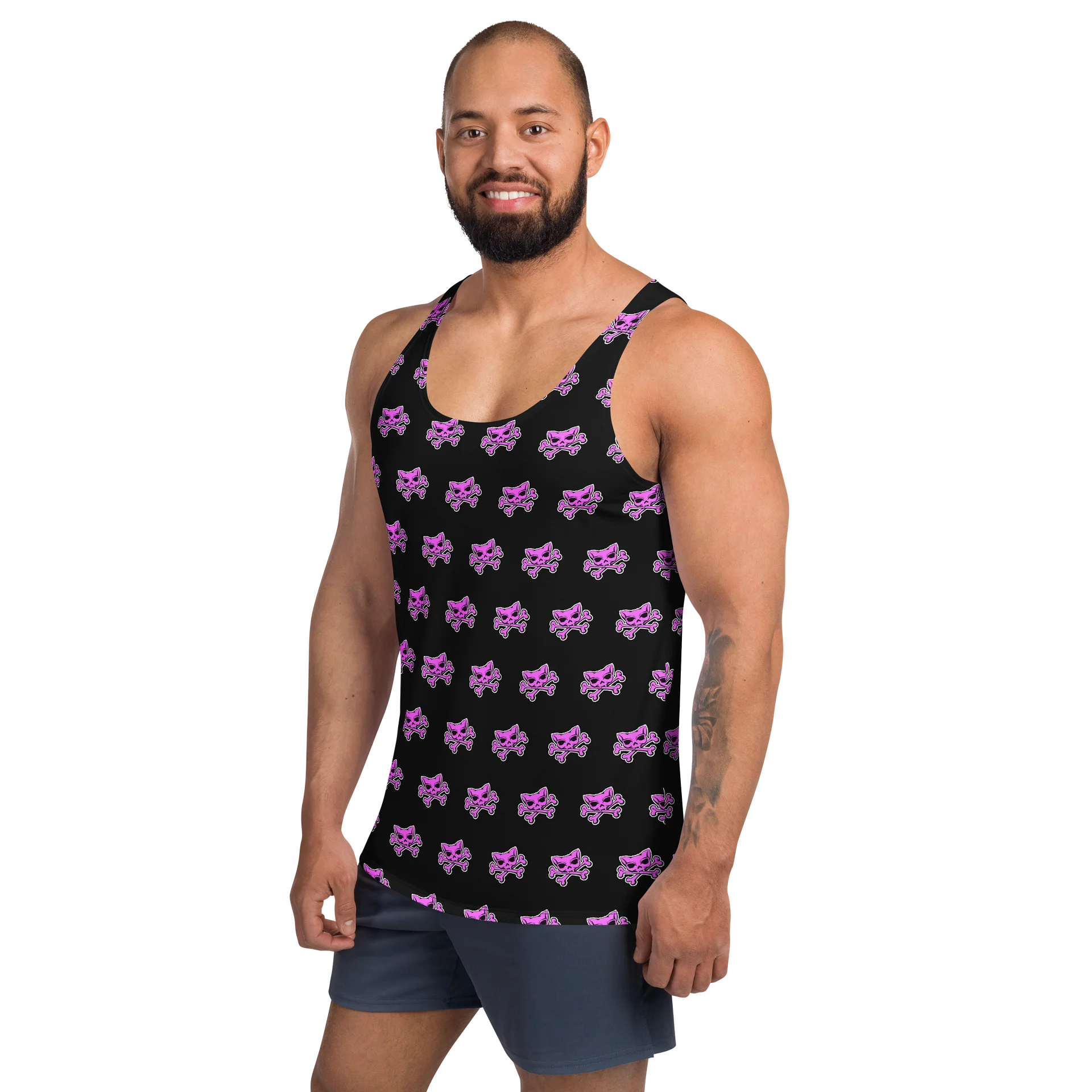 Pink Skull Designer Tank Top product image (2)