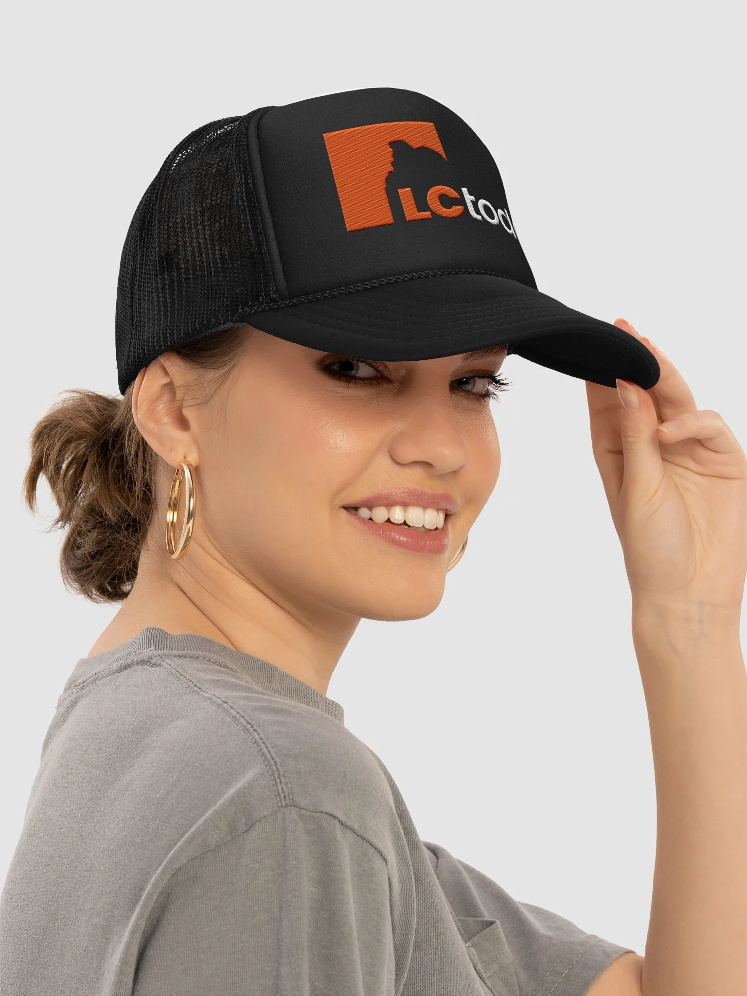 LCtoday Logo Trucker Hat - Black product image (7)