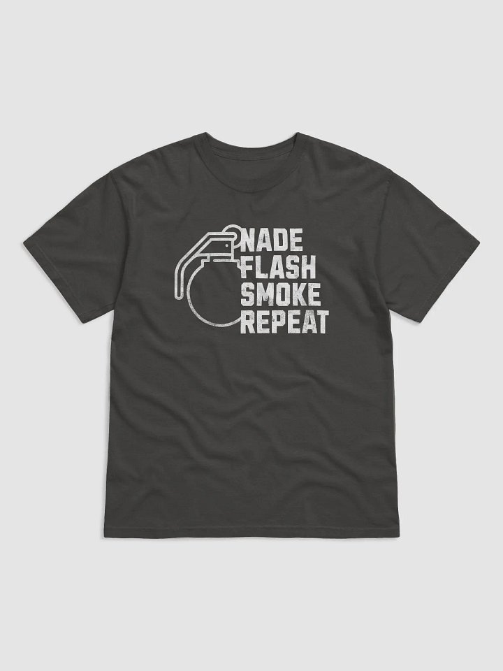 Nade Flash Smoke Repeat Shirt for FPS Gamer CS2 Graphic T-Shirt product image (1)