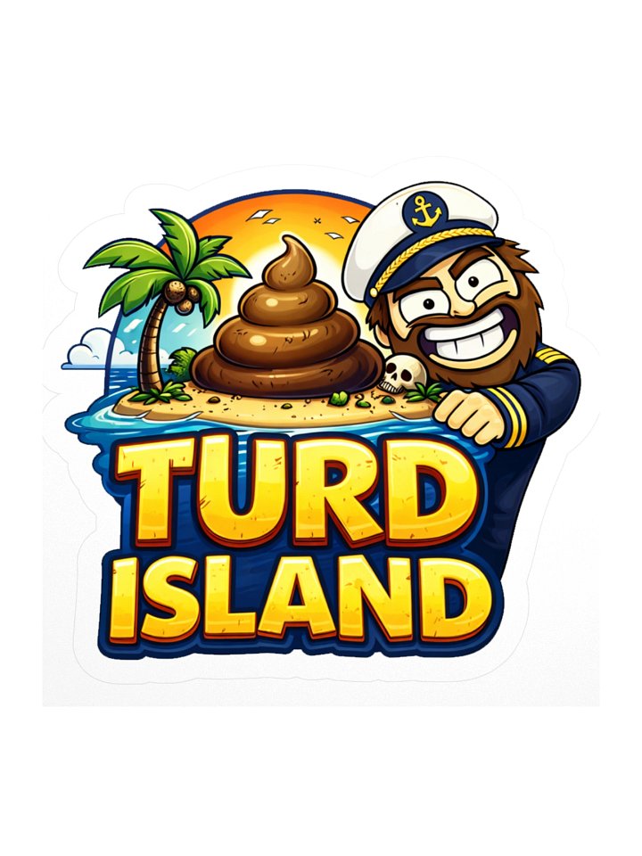 STICKER - TURD ISLAND product image (3)