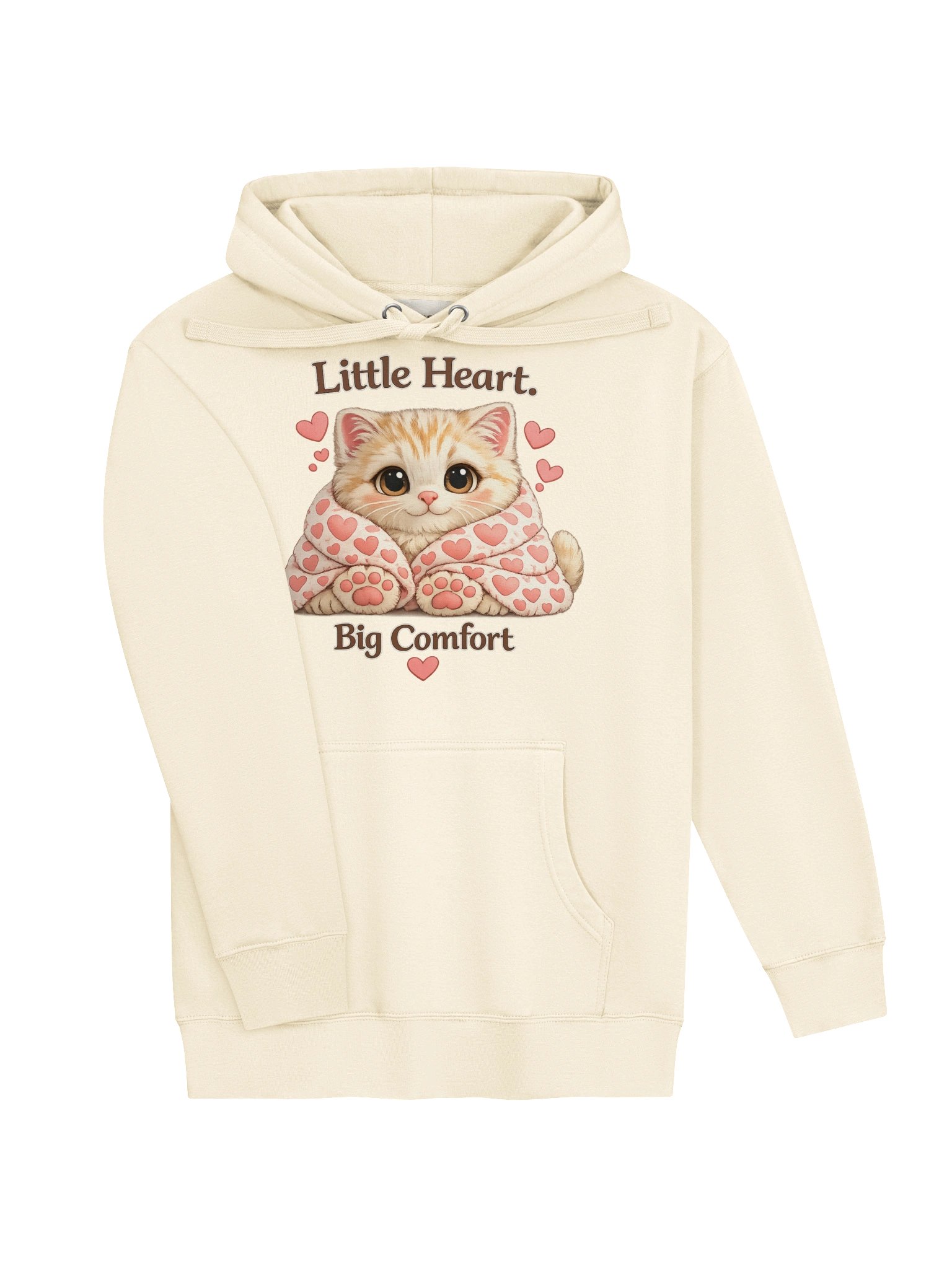 Mochi Little Heart Big Comfort Kitten Hoodie product image (7)